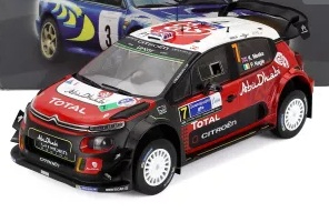 Citroen C3 WRC Abu Dhabi #7 Meeke/Nagle Winner Rally Mexico 2017 1:18 Altaya