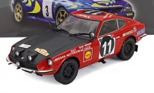 Nissan Datsun 240Z #11 Herrmann/Schuller Winner Rally Safari 1971 1:18 Altaya