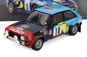 Talbot Sunbeam Lotus #10 Zanini/Sabater Rally Portugal 1983 night version 1:18 Altaya
