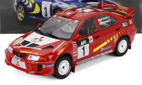 Mitsubishi Lancer EVO V #1 Makinen/Mannisenmaki Rally API Australia 1998 1:18 Altaya