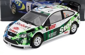 Ford Focus RS 07 WRC Stobart #7 Galli/Bernacchini Rally Sardinia Italy 2008 1:18 Altaya
