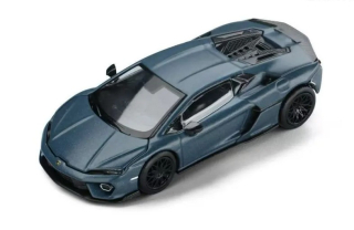 Lamborghini Temerario matte blue 1:64 Trends Hobby