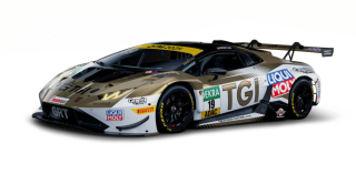 Lamborghini Huracan GT3 EVO2 TGI Team Lamborghini by GRT #19 L.Engstler DTM 2025 1:64 Trends Hobby