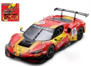 KIT - Ferrari 296 GT3 3.0L Turbo V6 Team AF Corse #51 Rovera/Pierguidi/Abril IMSA 2025 1:24 Bburago