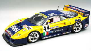 Ferrari F40 LM 3.5L Turbo V8 Team ENNEA SRL IGOL #44 Della Noce/Olofsson/Rosenblad 24H Le Mans 1996 1:12 Tecnomodel