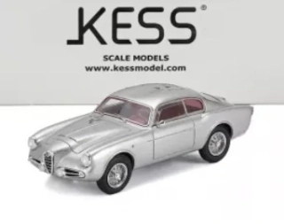 Alfa Romeo 1900CC SS sn10279 Zagato Coupe 1956 silver 1:43 KESS Model