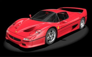 Ferrari F50 Rosso Corsa Model Kit 1:8 Pocher