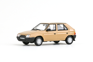 Škoda Favorit 136L 1988 hnědá beduínská 1:43 Abrex