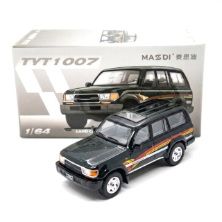 Toyota Land Cruiser LC80 1994 green 1:64 Massdi