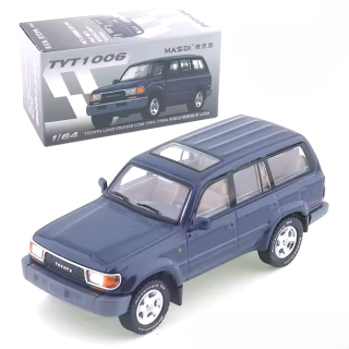 Toyota Land Cruiser LC80 1994 purplish blue 1:64 Massdi