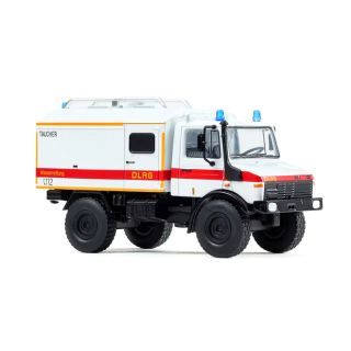 Mercedes-Benz Unimog U1300L DLRG Water Rescue Ambulance white/red 1:64 Massdi