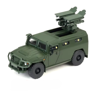 GAZ Tiger SPM-2 army green 1:64 Massdi