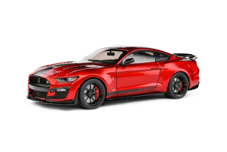 Shelby Mustang Shelby GT500KR 2023 red/black stripes 1:18 Solido