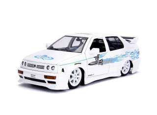 Volkswagen Jetta A3 *Fast and Furious* 1995 white 1:24 Jada Toys