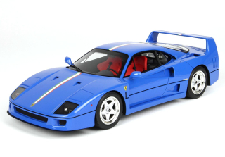 Ferrari F40 Light blue with Italian flag 1:43 B.B.R.