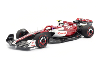 Alfa Romeo F1 Team ORLEN C42 #24 G.Zhou Bahrain GP 2022 1:18 Minichamps