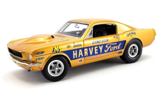 Ford Mustang A/FX *Harvey Ford Dyno Don* 1965 yellow gold 1:18 Acme Diecast