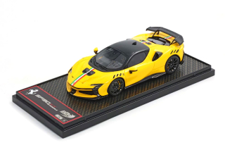 Ferrari SF90 XX Stradale Giallo Modena with Italian stripe 1:43 B.B.R.