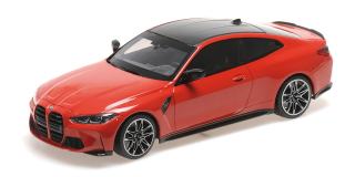 BMW M4 2020 red 1:18 Minichamps 