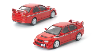 Mitsubishi Lancer Evo VI Tommi Mäkinen Edition red 1:64 WORKS