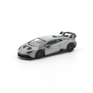 Lamborghini Huracan STO grigio acheso 1:64 Pop Race Limited