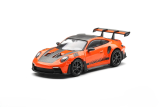 Porsche 911 (992) GT3 RS 2024 Weissach Package gulf orange 1:64 Mini GT