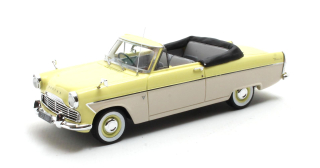 Ford England Zodiac MKII 206E Cabriolet Open 1958 yellow/white 1:43 Matrix Scale Models