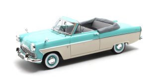 Ford England Zodiac MKII 206E Cabriolet Open 1958 turquoise/white 1:43 Matrix Scale Models