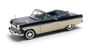Ford England Zodiac MKII 206E Cabriolet Open 1958 blue/white 1:43 Matrix Scale Models