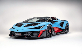 Lamborghini Fenomeno Roadster 2025 blue/red 1:18 MR Collection