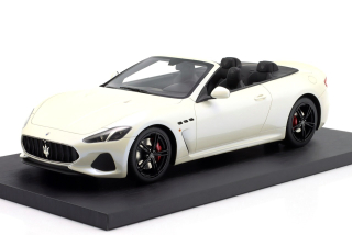 Maserati GranCabrio Open 2019 white pearl metallic 1:18 TSM Model