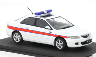Mazda 6 *Macau Police* 2003 white/red 1:43 Vitesse