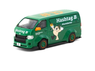 Toyota Hiace Widebody Hashtag B Special Edition green 1:64 Tarmac