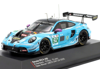 Porsche 911 GT3 R Manthey 1st Phorm #92 Hardwick/Lietz/Pera Winner LMGT3 24h LeMans 2025 1:43 Ixo Models