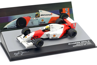 McLaren MP4/8 #8 A.Senna Winner Australian GP F1 1993 1:43 Altaya