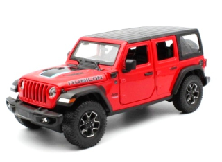 Jeep Wrangler Rubicon 4xe red 1:24 Rastar