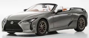 Lexus LC500 Cabriolet Pinnacle 2025 grey 1:43 Kyosho