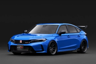 Honda Civic Type-R J'S Racing FL5 light blue 1:18 Ignition Model