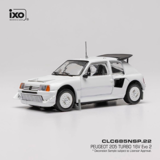 Peugeot 205 Turbo 16V EVO 2 Base Rally 1986 1:43 Ixo Models