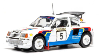 Peugeot 205 Turbo 16V EVO 2 Team Talbot Sport #5 S.Blomqvist/B.Berglund 4th Rally 1000 Lakes 1986 1:43 Ixo Models