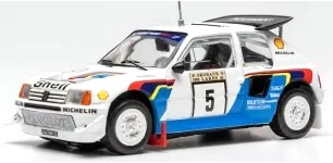Peugeot 205 Turbo 16V EVO 2 Team Talbot Sport #5 S.Blomqvist/B.Berglund 4th Rally 1000 Lakes 1986 1:43 Ixo Models