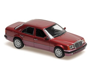 Mercedes-Benz 500E V8 1991 red metallic 1:43 Minichamps