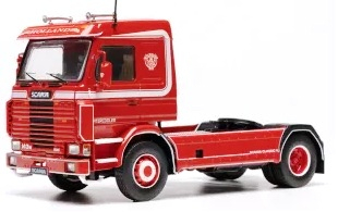 Scania 143 M Tractor Truck 2-Assi 1990 red 1:43 Ixo Models