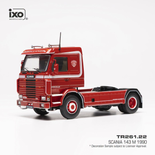 Scania 143 M Tractor Truck 2-Assi 1990 red 1:43 Ixo Models