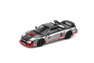 Honda NSX-R Custom GT Look #8 Racing 2005 grey/red 1:64 Motorhelix