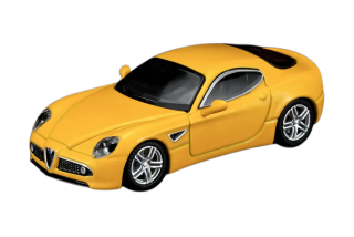 Alfa Romeo 8C Competizione 2008 giallo mica 1:64 Motorhelix