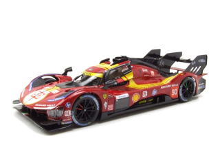 Ferrari 499P 3.0L Turbo V6 #50 Fuoco/Nielsen/Molina 24H Le Mans 2025 1:24 Bburago