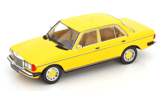 Mercedes-Benz 230E W123 1975 yellow 1:18 KK Scale