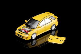 Subaru lmpreza Wagon WRX STi Version VI cashmere yellow 1:64 Motorhelix