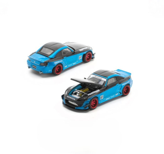 Honda Pandem S2000 metallic blue 1:64 Pop Race Limited